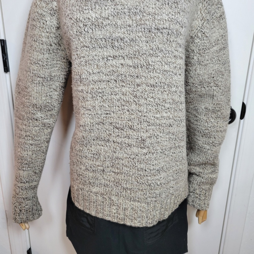 Lambswool Alpaca Yak Wool Hiking Sweater Outdoor Winter Warm Pullover Vintage - Picture 2 of 9